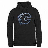 Men's Calgary Flames Rinkside Pond Hockey Pullover Hoodie - Black,baseball caps,new era cap wholesale,wholesale hats